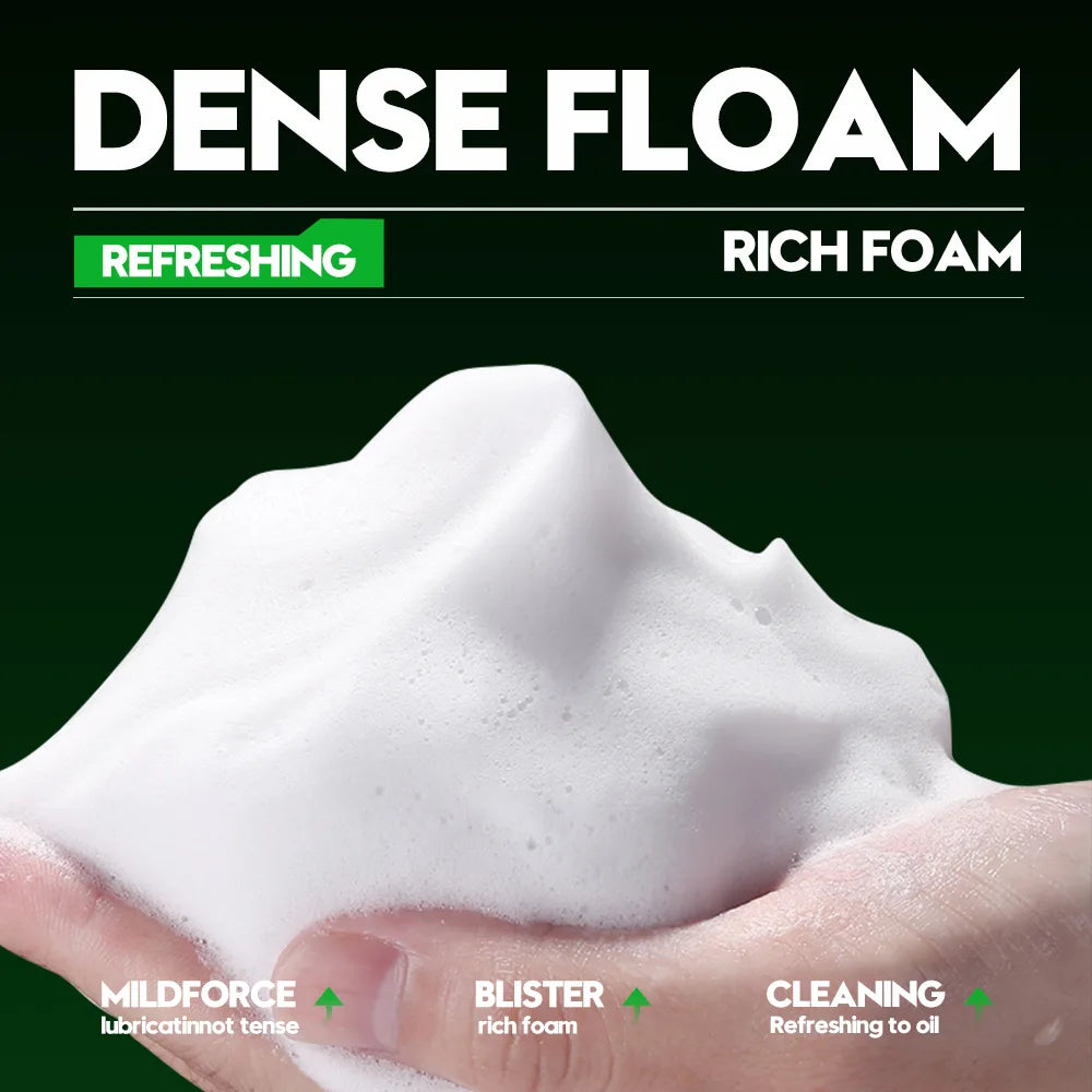 Cool Facial Cleanser Refreshing Fragrance Deep Cleansing Moisturizing Moisturizing Pore Tightening Men'S Facial Cleanser