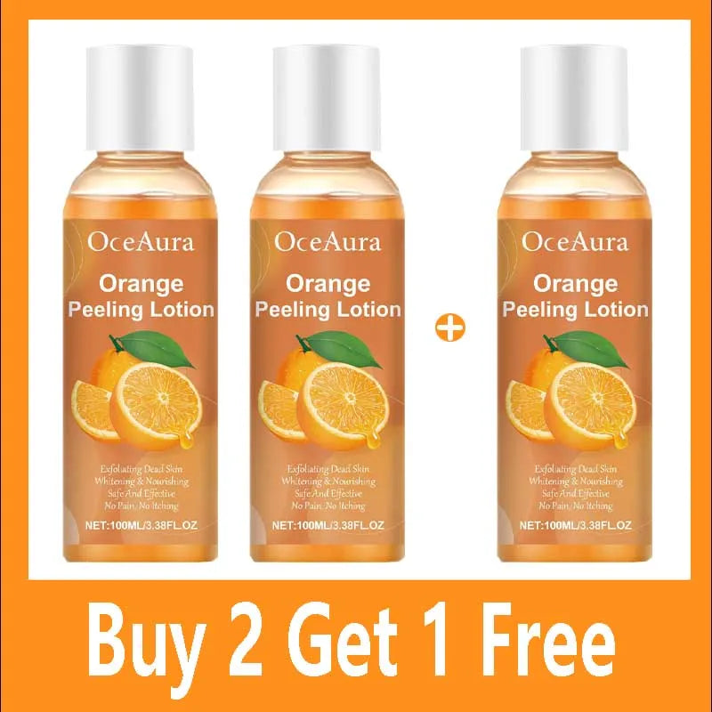 Orange Peeling Body Lotion Gentle Exfoliation Gel Lotion Peeling Oil Tearable Ramen Wax Orange Peeling Lotion Wholesale