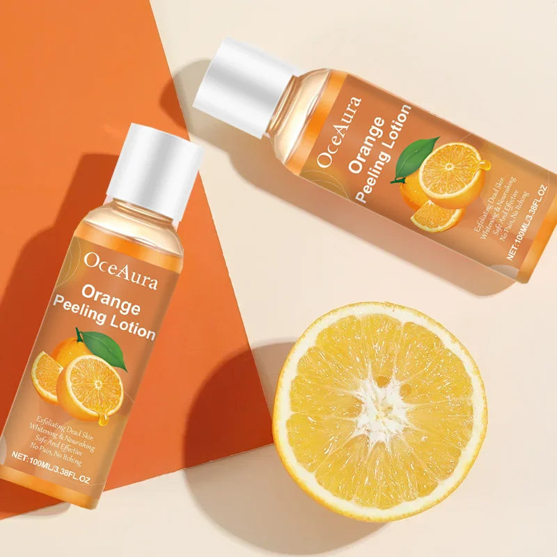 Orange Peeling Body Lotion Gentle Exfoliation Gel Lotion Peeling Oil Tearable Ramen Wax Orange Peeling Lotion Wholesale