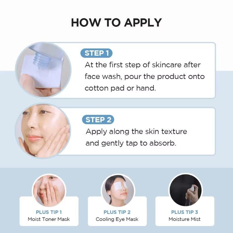 Korean Skincare Centella Hyalu-Cica Brightening Toner Hyaluronic Acid Pore Refining LHA Exfoliator Moisturizing Toner 210Ml