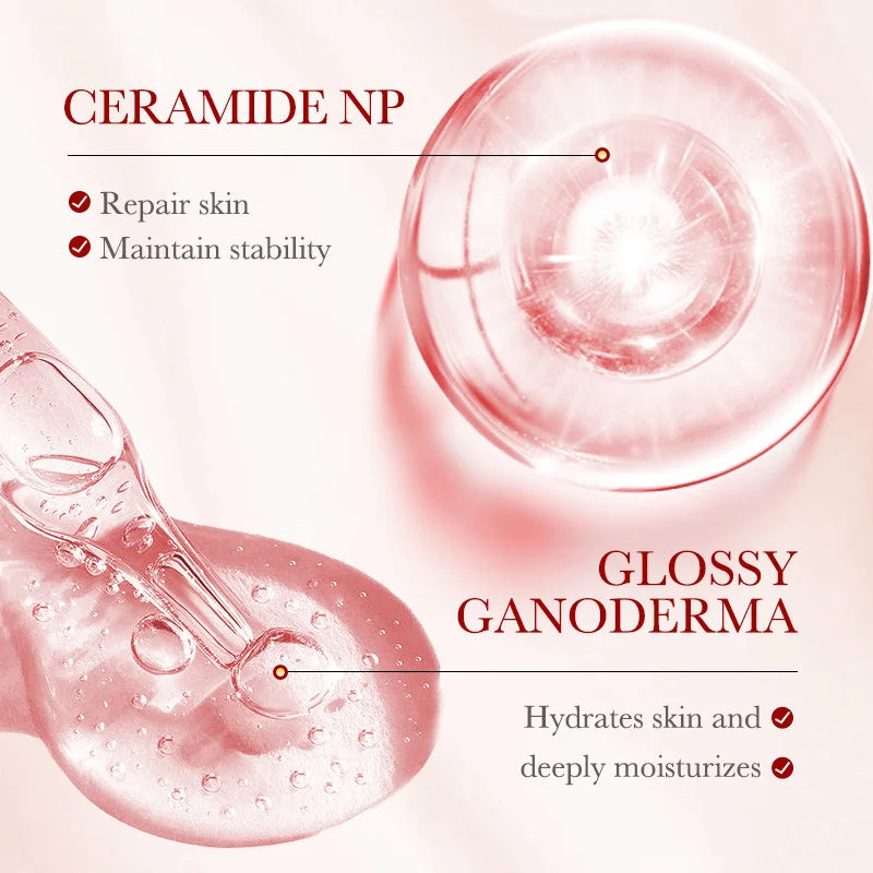 Ganoderma Lucidum Dragon Blood Facial Serum Face Lotion Moisturizing Face Emulsion Oil Refreshing Control Facial Essence