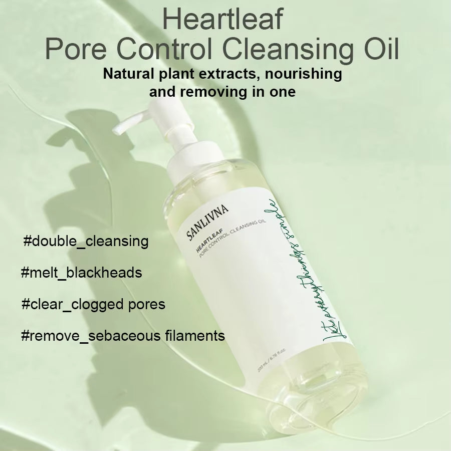 Sanlivna Korean Skincare Heartleaf 4-Piece Set - Oil Balance & Brightening with Soothing Complex