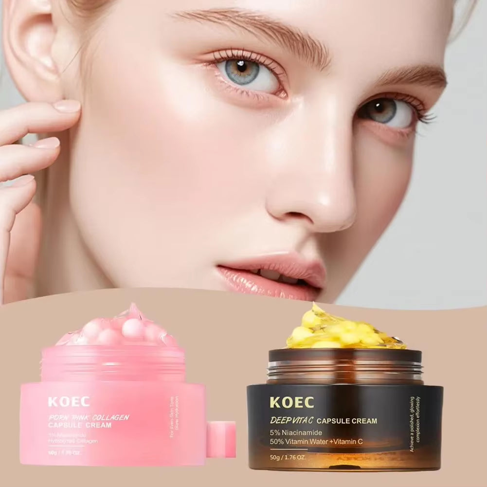 Collagen Jelly Cream Niacinamide Hydrolyzed Whitening Brightening Moisturizer Collagen Korean Skincare Products