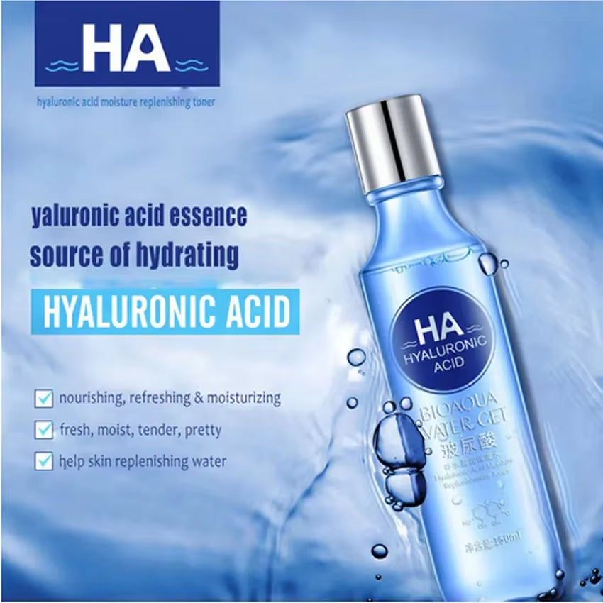 BIOAQUA Hyaluronic Acid Moisture Replenishment Toner Face Toners Skin Care Refreshing Whitening Skin Treatment Beauty Face Care