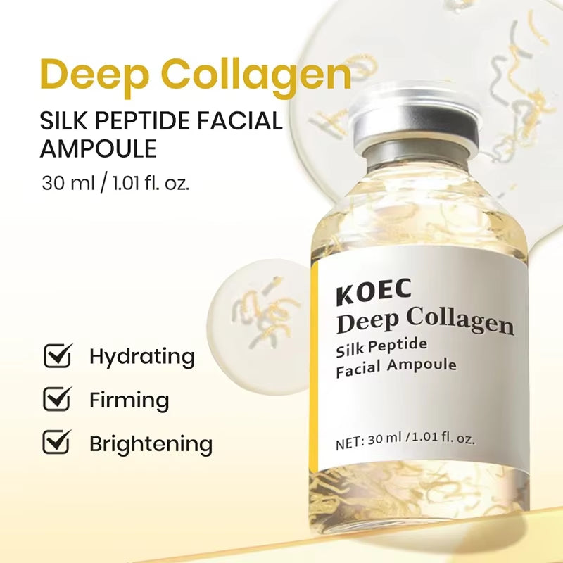 Peptide Intensive Lifting Ampoule,Deep Collagen Face Firming Moisturizing Serum,Glass Skin Tightening Hydration,Korean Skincare