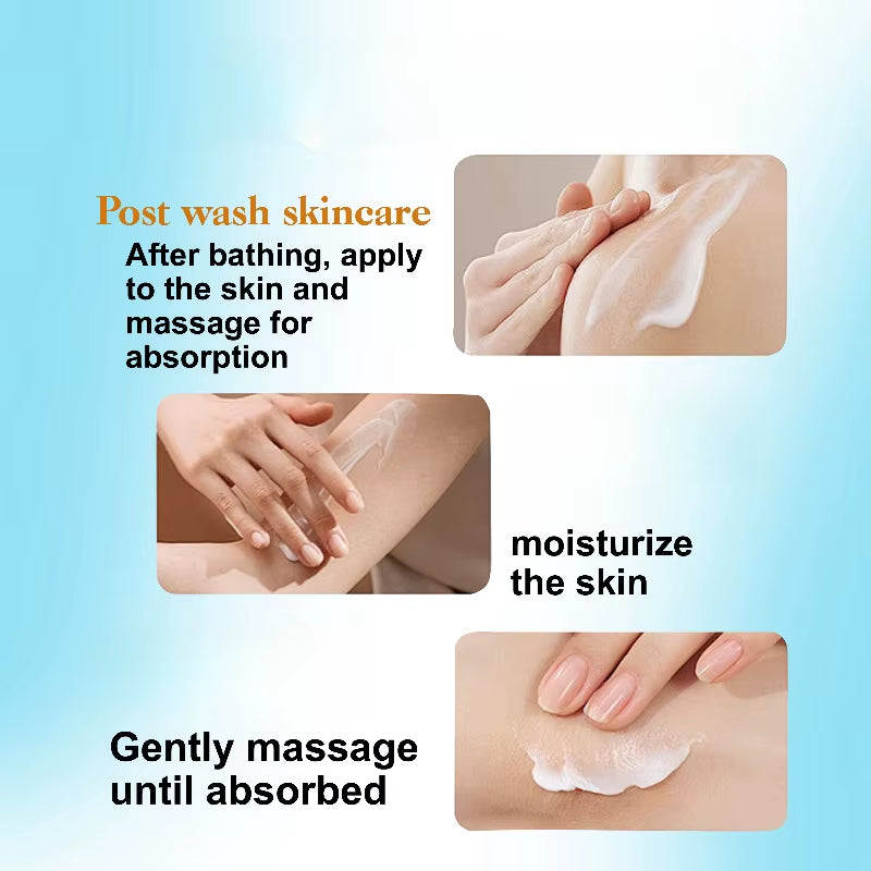 500Ml ROU SHUN HYALURON ACID+SAKURA Body Lotion Large Capacity Hyaluronic Acid+Sakura Body Lotion Moisturizing Body Lotion Long-