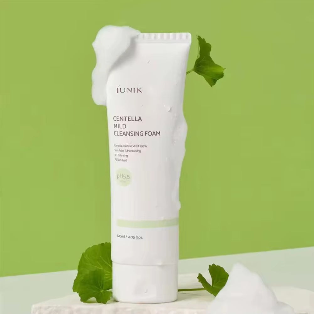 Korean IUINK Centella Asiatica Deep Cleansing Pore Cleansing Cleanser Moisturizing Oil Control Gently Cleansing Facial Skin