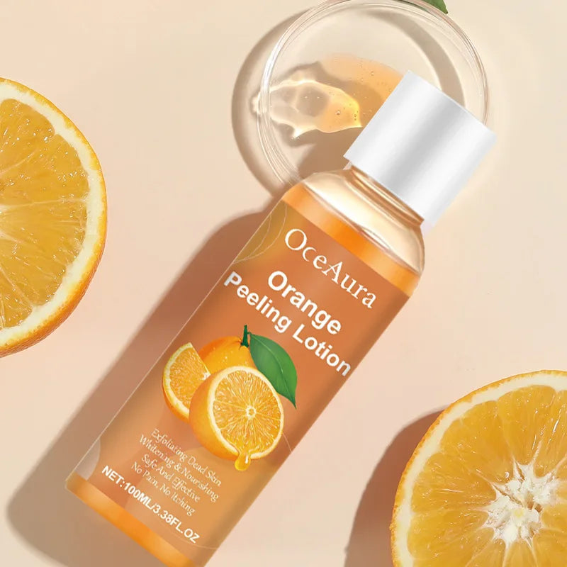 Orange Peeling Body Lotion Gentle Exfoliation Gel Lotion Peeling Oil Tearable Ramen Wax Orange Peeling Lotion Wholesale