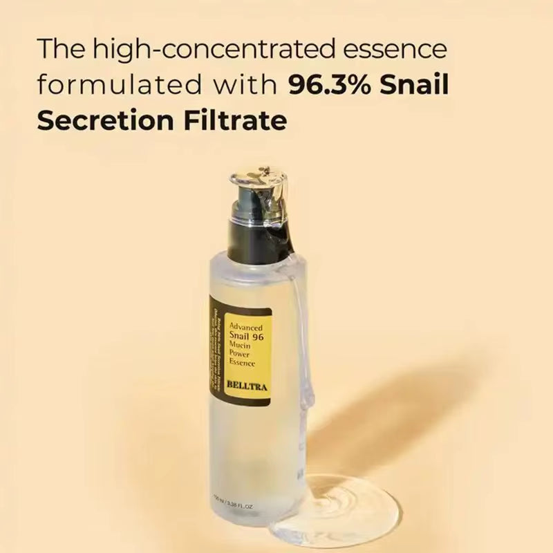 Sanlivna Korean Skincare Snail 96% + VC 23% Duo - Brightening Serum & Essence for Dull Skin