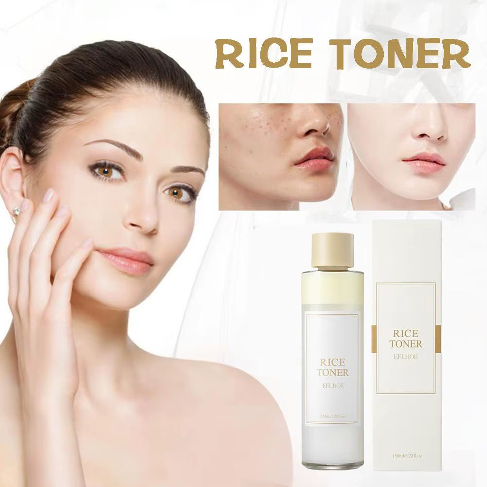 Rice Face Toner Moisturizing Water Brightening Lifting 150Ml Deep Facial Cleanser for Young Glowy Korean Skin Care