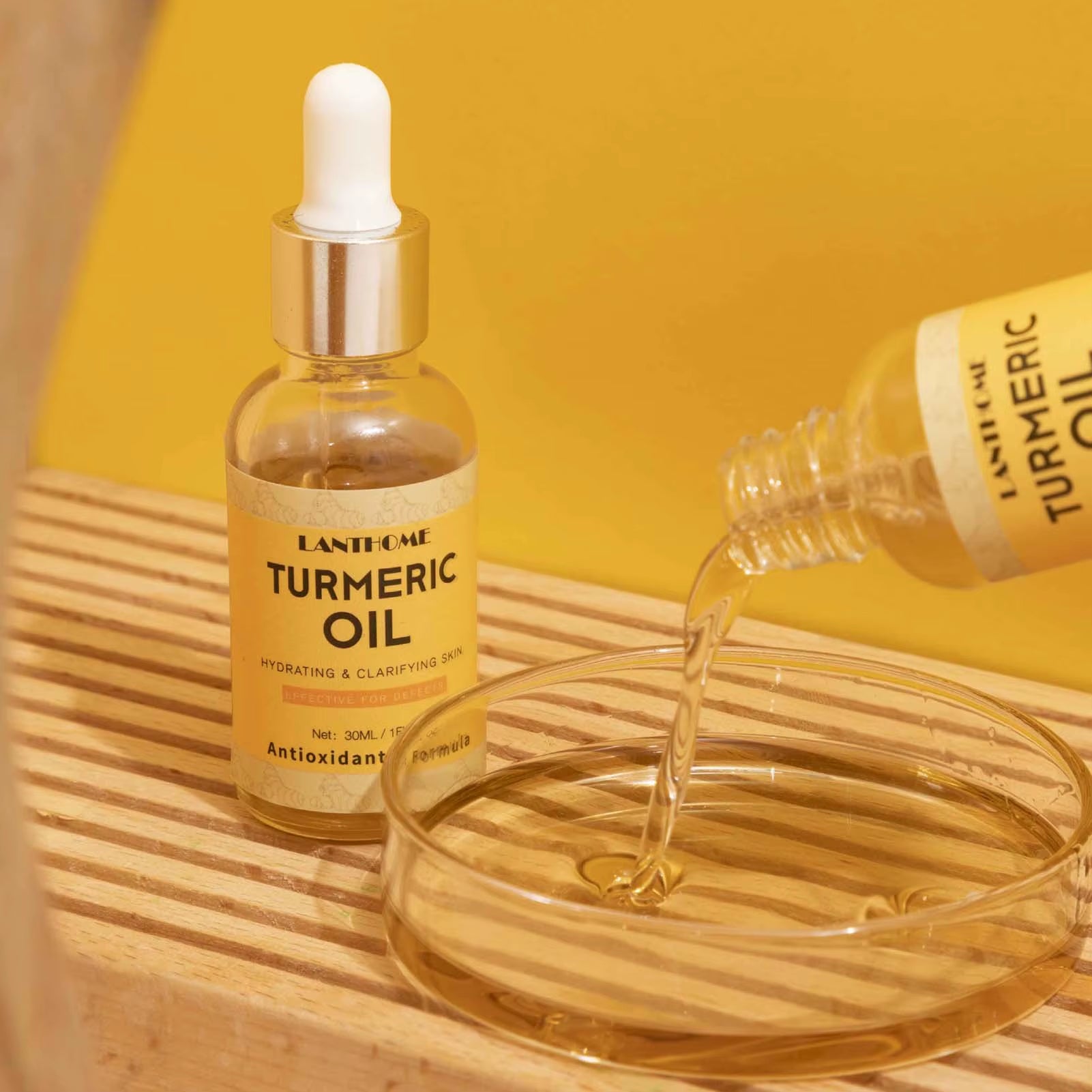 30Ml Turmeric Oil Facial Turmeric Serums Deep Moisture Serums Turmeric Freckle Whitening Serum Nourish Smooth Face Skin Care