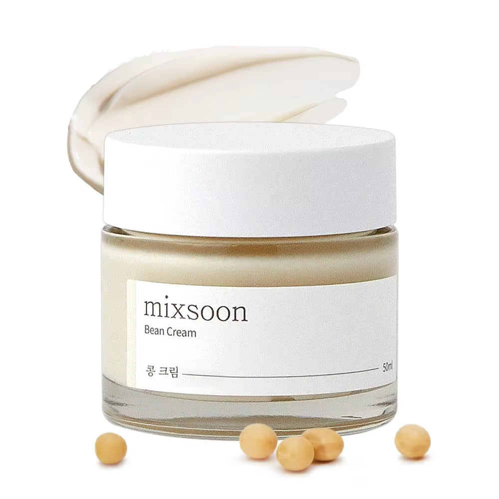 Mixsoon Bean Glass Skin Duo Essence 50Ml Cream 50Ml Hydrating Repair Korean Skincare