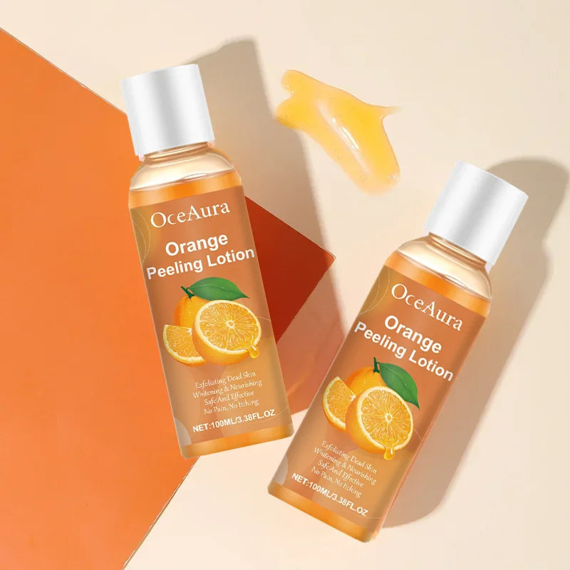 Orange Peeling Body Lotion Gentle Exfoliation Gel Lotion Peeling Oil Tearable Ramen Wax Orange Peeling Lotion Wholesale