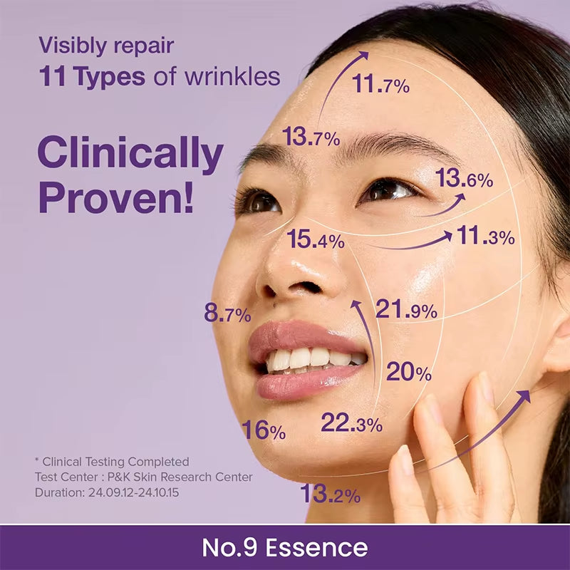 Peptide Lifting Serum Glow Firming Facial Moisturizing Serum for Sagging Skin Fine Lines Elasticity Korean Skincare