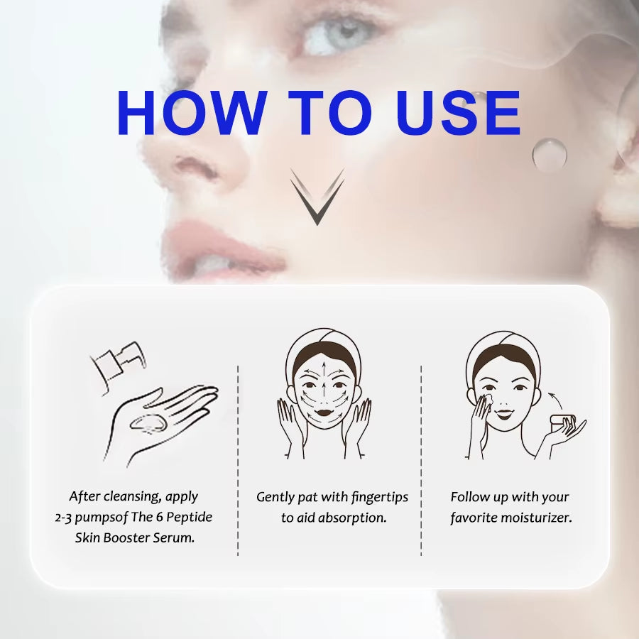 Sanlivna Korean Skincare 6 Peptide + 23% VC Duo - Firming & Revitalizing Serum Set