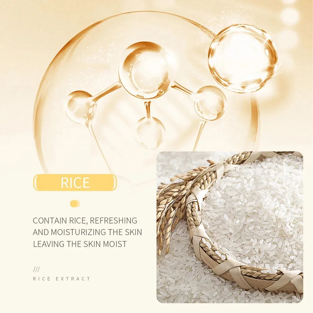 BIOAQUA pulpe brute de riz nettoyant pour le visage mousse de lavage du visage soin de la peau hydratant peau éclaircissant rajeunissement nettoyant pour le visage soins de la peau