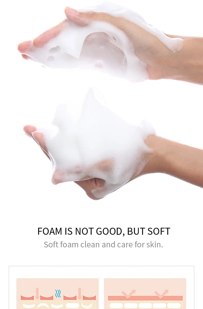 BIOAQUA pulpe brute de riz nettoyant pour le visage mousse de lavage du visage soin de la peau hydratant peau éclaircissant rajeunissement nettoyant pour le visage soins de la peau