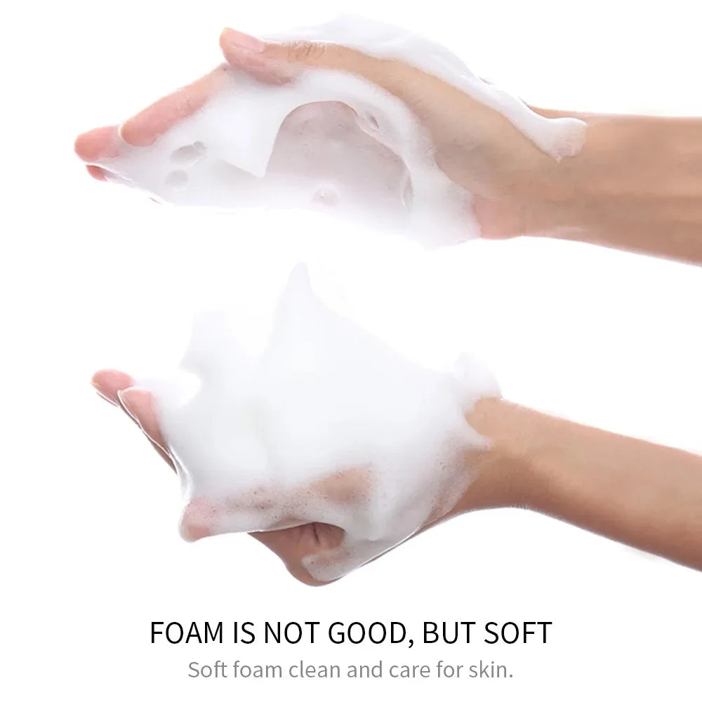 BIOAQUA pulpe brute de riz nettoyant pour le visage mousse de lavage du visage soin de la peau hydratant peau éclaircissant rajeunissement nettoyant pour le visage soins de la peau