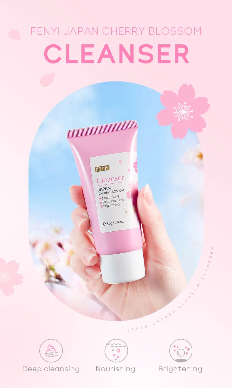 Nettoyant pour le visage à la vitamine C, nettoyage en profondeur, hydratant, élimination des points noirs, soins de la peau, mousse de lavage du visage, soins pour la peau