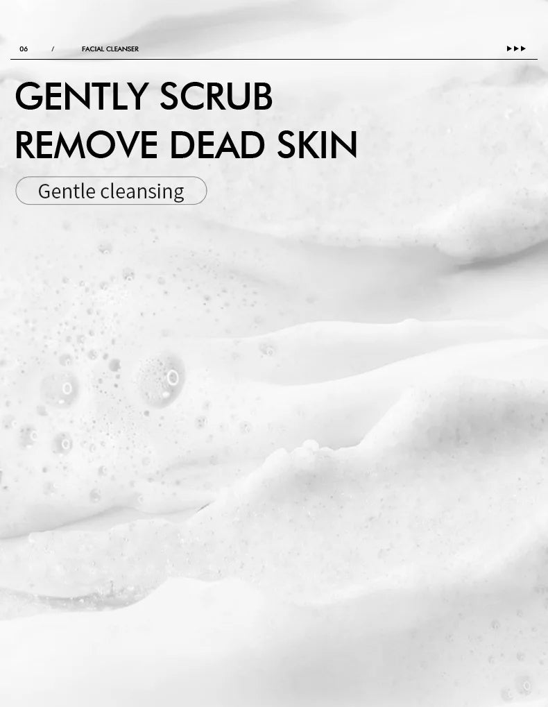 LAIKOU hommes nettoyant pour le visage lavage du visage hydratant homme soins de la peau contrôle du sébum points noirs enlever gommage cosmétiques profond Norishing 50g