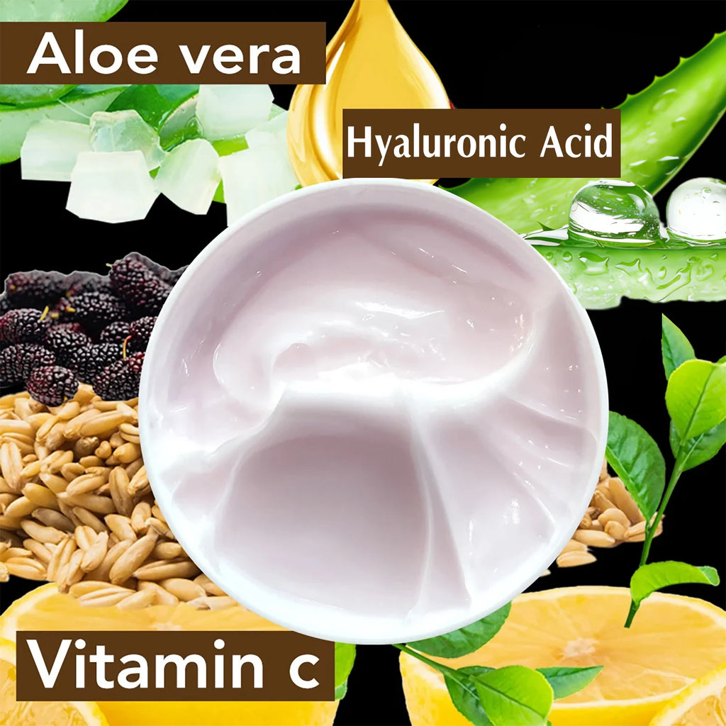 AILKE Ensemble de blanchiment au collagène pour tous les types de peau, éclaircissant, réduit les taches foncées, les taches de rousseur, l'hyperpigmentation, même le teint