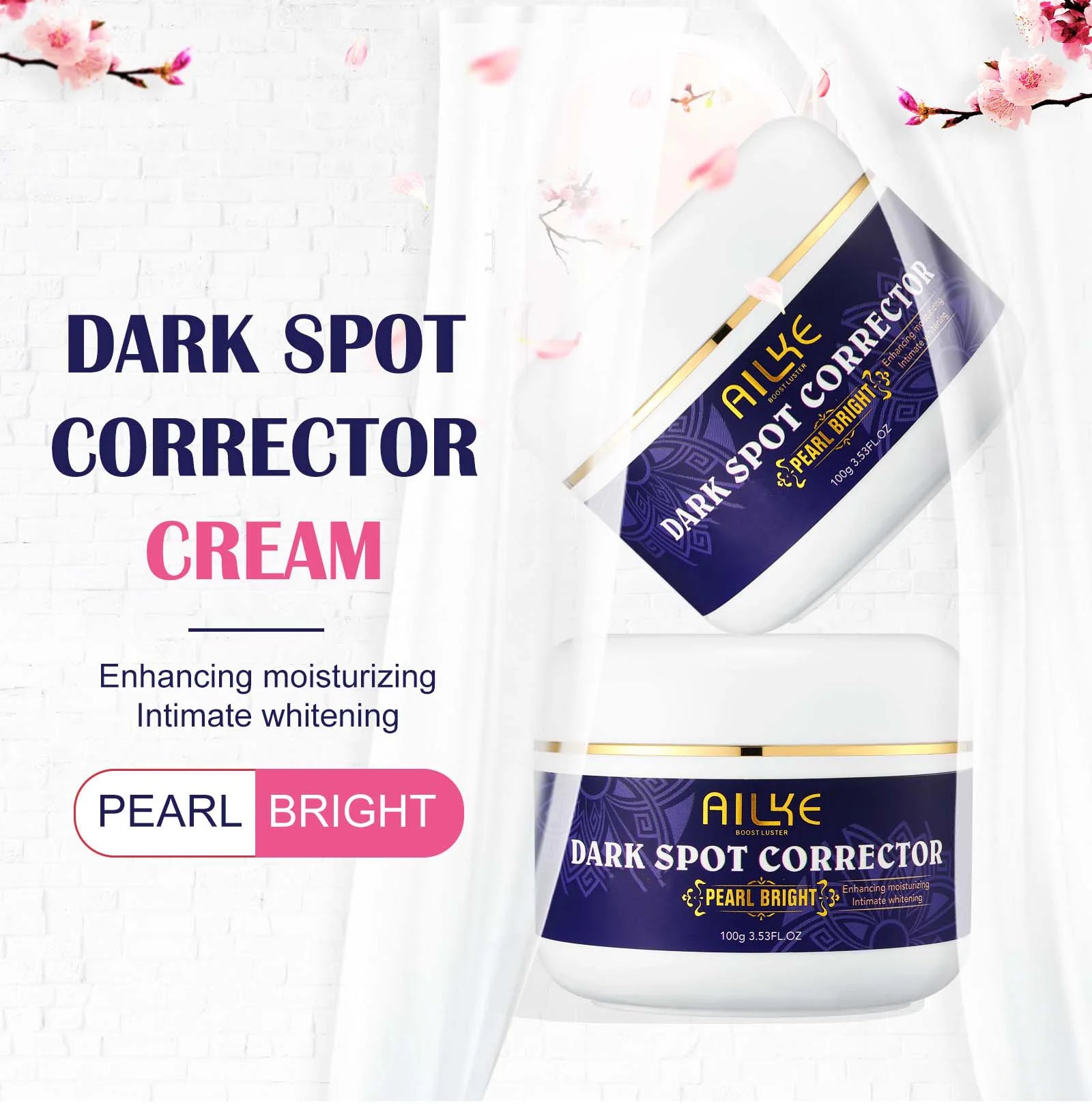 AILKE Kit de soins de la peau 5 en 1 au glutathion pour femmes, avec Lotion pour le corps, sérum, crème anti-taches foncées, crème pour le corps, savon éclaircissant