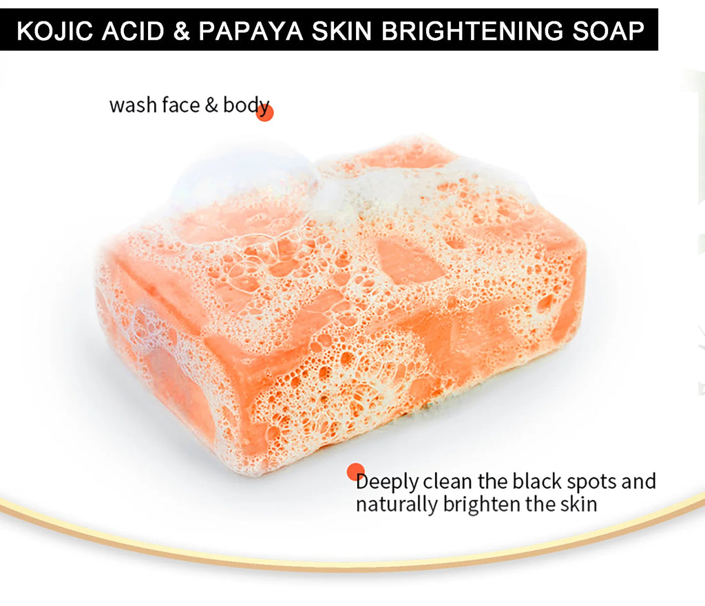 AILKE Ensemble de blanchiment au collagène pour tous les types de peau, éclaircissant, réduit les taches foncées, les taches de rousseur, l'hyperpigmentation, même le teint