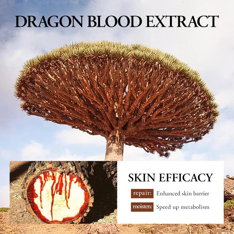 Ganoderma Lucidum Dragon Blood Facial Serum Face Lotion Moisturizing Face Emulsion Oil Refreshing Control Facial Essence