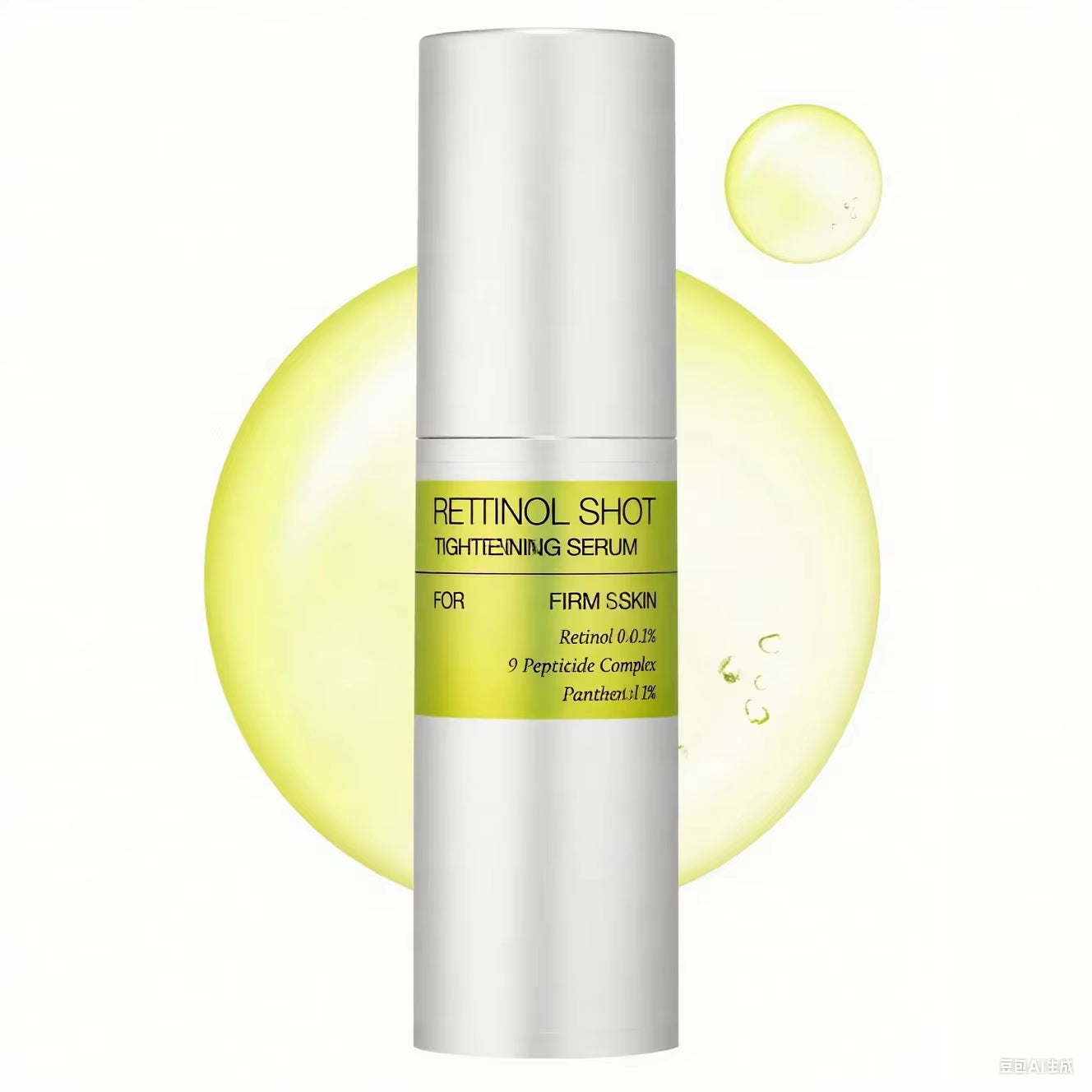Retinol & Peptide Eye Serum Set - 0.1% Nano Retinal + Matrixyl 3000, Firming & Wrinkle Care, Korean Skincare
