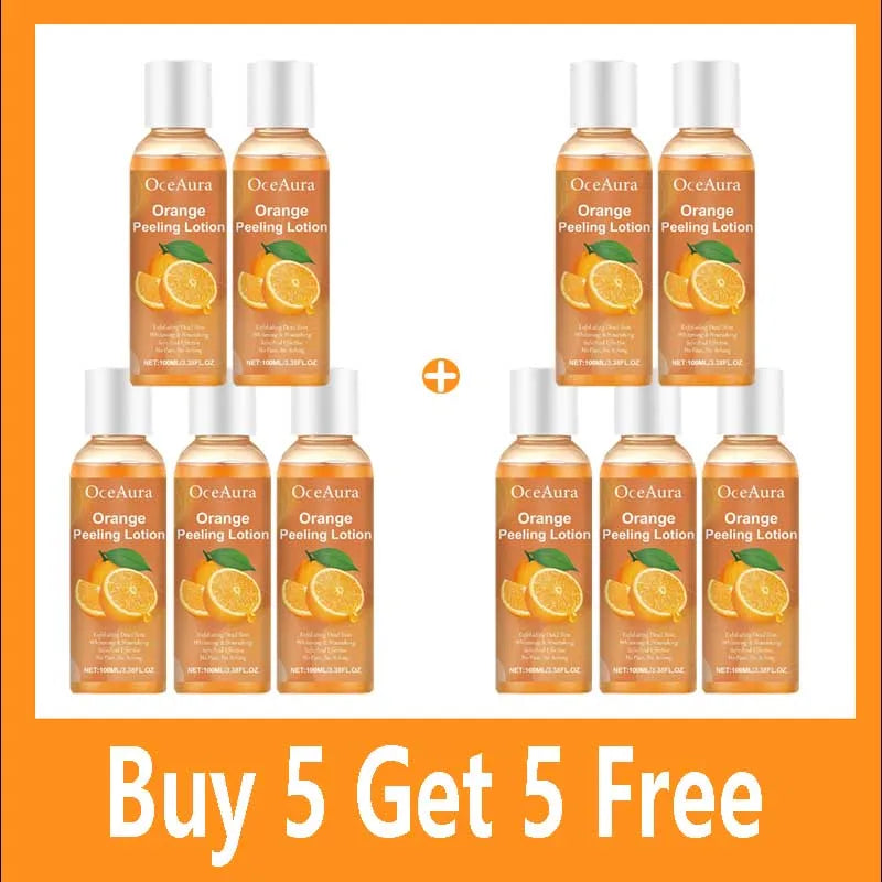 Orange Peeling Body Lotion Gentle Exfoliation Gel Lotion Peeling Oil Tearable Ramen Wax Orange Peeling Lotion Wholesale