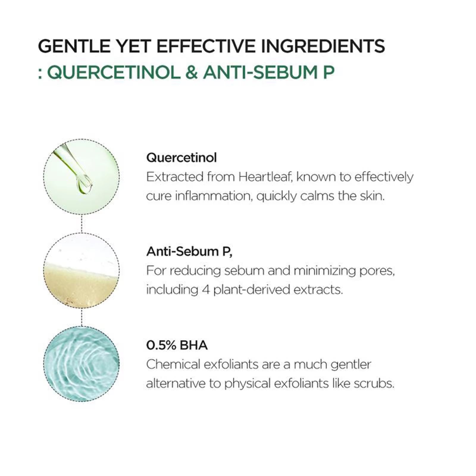 Heartleaf Quercetin Face Cleanser Pore Deep Cleansing Foam, Cleanser, Double Cleansing, BHA, Hyaluronic Acid Skincare