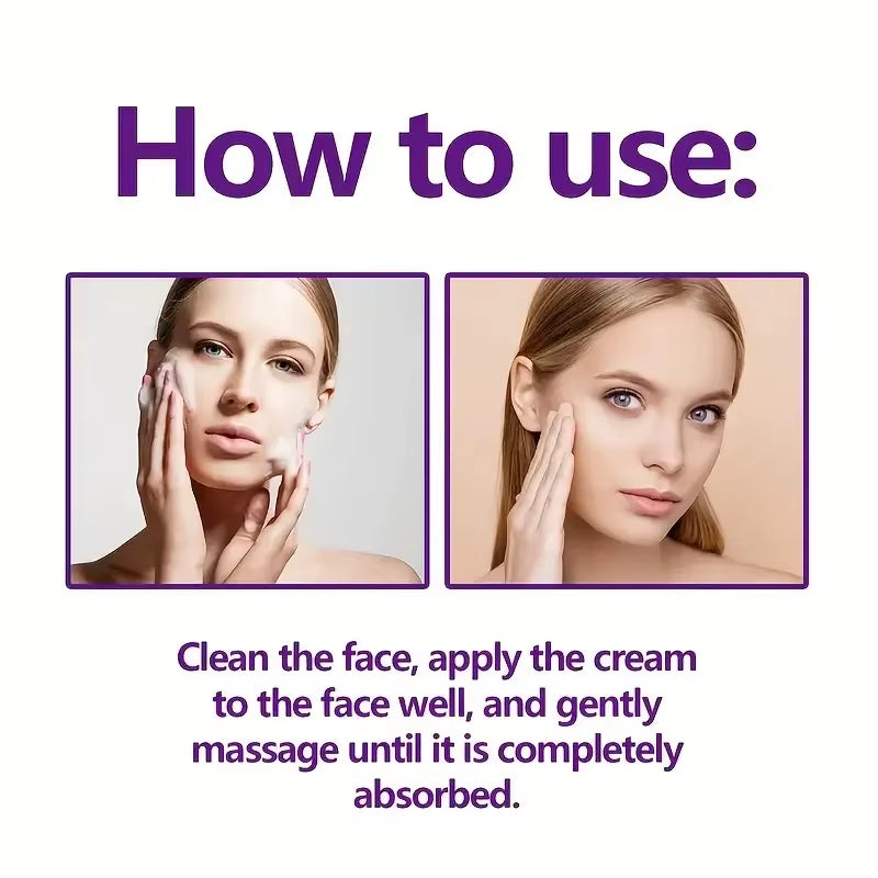 2 Minutes Facial Lifting Day and Night Cream Contains Retinol, Hyaluronic Acid and Collagen - Moisturizing Lotion Suitable for All Light Skin Tone, No Fragrance, Absorption of 2 Minutes