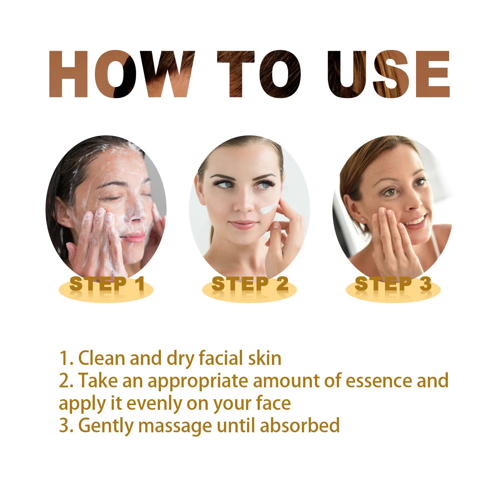 Centella Serum Nourish Improvement Dry Skin Smoothing Rejuvenation Brighten Moisturizing Hyaluronic Acid Face Essence Skin Care