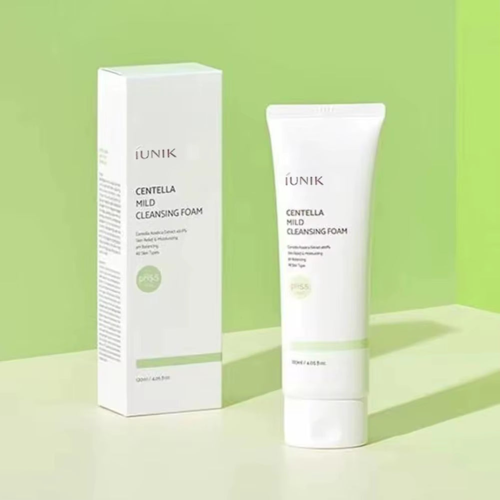 Korean IUINK Centella Asiatica Deep Cleansing Pore Cleansing Cleanser Moisturizing Oil Control Gently Cleansing Facial Skin