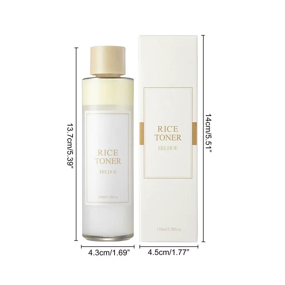Rice Face Toner Moisturizing Water Brightening Lifting 150Ml Deep Facial Cleanser for Young Glowy Korean Skin Care