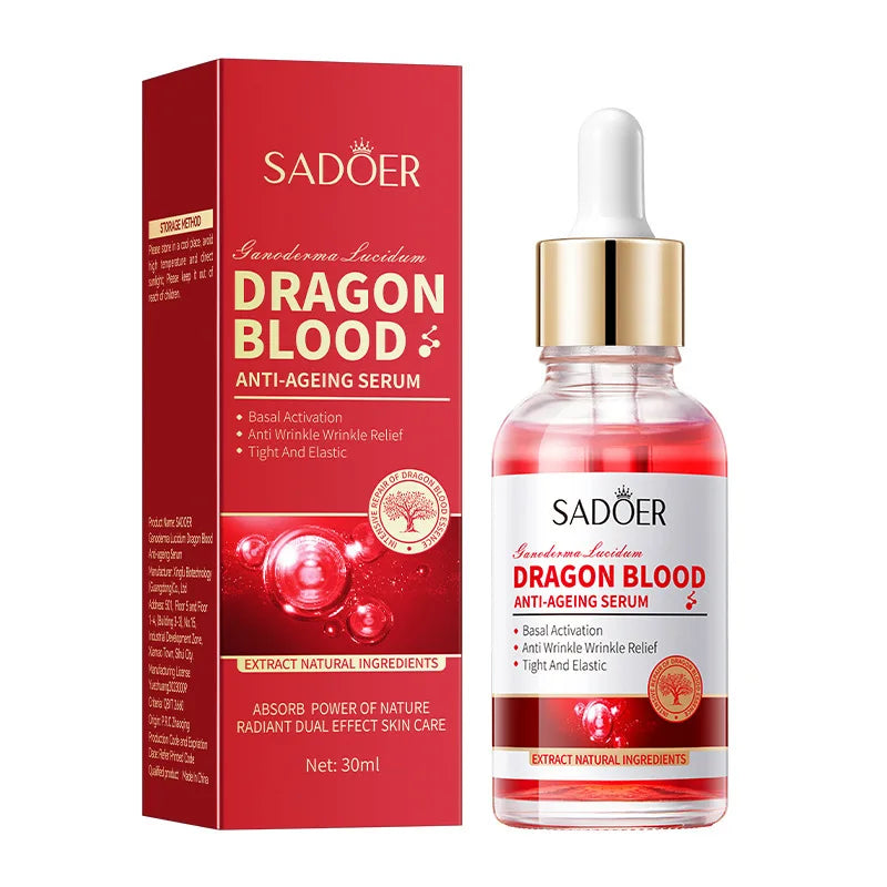 Ganoderma Lucidum Dragon Blood Facial Serum Face Lotion Moisturizing Face Emulsion Oil Refreshing Control Facial Essence