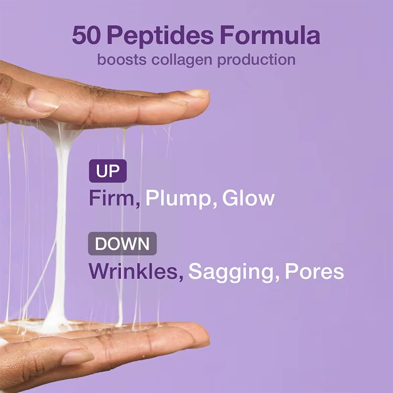 Peptide Lifting Serum Glow Firming Facial Moisturizing Serum for Sagging Skin Fine Lines Elasticity Korean Skincare