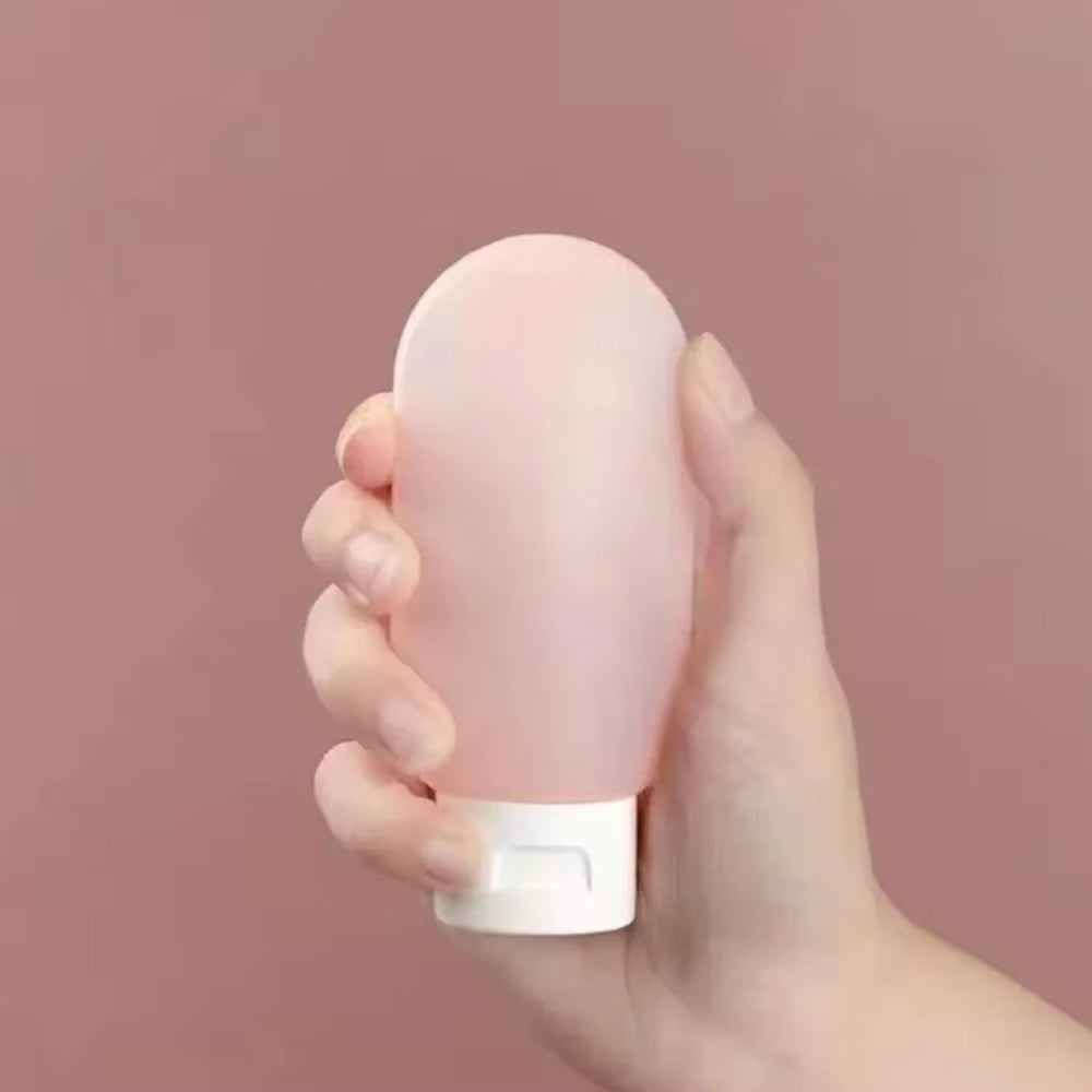 4Pcs/Set Refillable Bottle 60Ml Soft Lotion Container Squeeze Tube Empty Bottle Portable Travel Shampoo Bottle