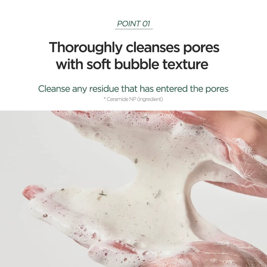 Heartleaf Quercetin Face Cleanser Pore Deep Cleansing Foam, Cleanser, Double Cleansing, BHA, Hyaluronic Acid Skincare