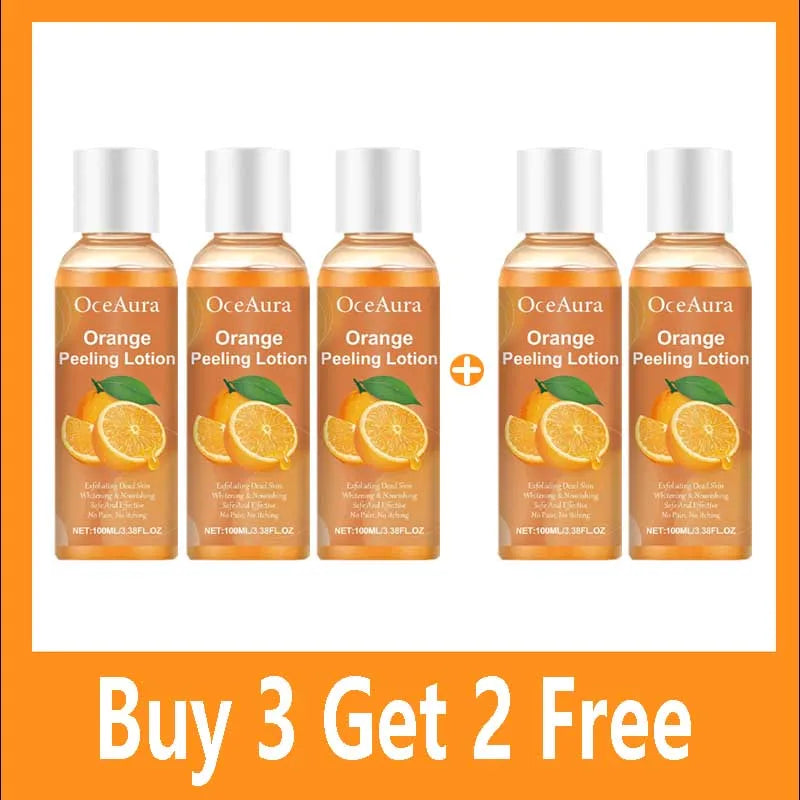 Orange Peeling Body Lotion Gentle Exfoliation Gel Lotion Peeling Oil Tearable Ramen Wax Orange Peeling Lotion Wholesale