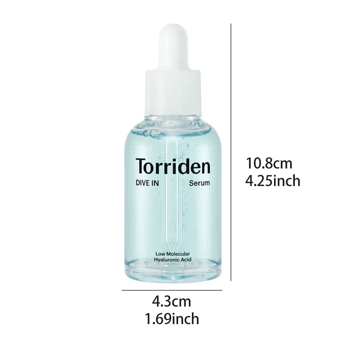 DIVE-IN Low-Molecular Hyaluronic Acid Serum 50Ml,Refreshing & Non-Sticky,Barrier Support,K-Beauty,Korean Makeup